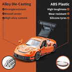 KIDAMI Racing Cars Toy Vehicles Set, Die Cast Metal Toy Cars with Pull Back & Doors Openable for Toddlers, Boys, Girls’ Educational Play, Birthday Gift