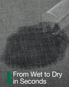 LUMI Ultra Thin Door Mat for Entryway, Low Profile Non Slip Rubber Backing Indoor Doormat, Easy Clean Welcome Entrance Mat for Inside House, Patio, Greenish Grey 17"x30"