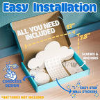 Cloud Light - Floating Cloud Wall Lamps for Nursery & Kids' Bedrooms | Battery-operated Hanging Night Lights