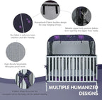 Porayhut Portable Baby Crib Net Safety Mesh Tent,Pop up Infant Mosquito Net, See Through Canopy Netting Cover for Baby&Toddler to Keep Baby from Climbing Out.