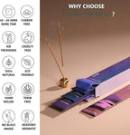 Folkulture Incense Sticks | Set of 6 (120 Non Toxic-Stick) | 45 Mins Burn Time | Rosemary, Jasmine, Lavender and Sage Inscents-Stick | Organic Sleep Incense | Insence-Sticks Variety Pack