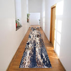 Keen Home Design Area Rugs - 2x18 Non-Shedding, Abstract Rugs for Kitchen, Living Room, Bedroom, Dining Room, Entryway - Size: 2'8" x 18', Multi