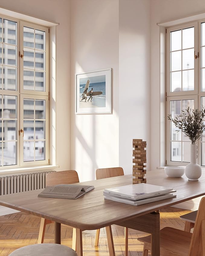 HAUS AND HUES White Square Frame Set of 1-20x20