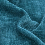 CaliTime Throw Pillow Covers Decorative 22 X 22 Inches Pack of 2 Cozy Chenille Cushion Cases for Couch Sofa Bed Living Room Home Ocean Blue