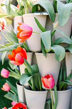 Greenstalk Patented Large 5 Tier Vertical Garden Planter with Patented Internal Watering System Great for Growing a Variety of Strawberries, Vegetables, Herbs, & Flowers (Stunning Stone)