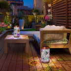 2Pack Solar Lanterns Outdoor Waterproof Hummingbird Colorful Garden Gifts for Mom, Multicolor Solar Lights Lantern for Backyard Garden, Pathway, Outside, Mothers' Day Gifts for Grandma Women