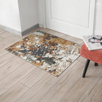 Keen Home Design Area Rugs - 2x3 Non-Shedding, Abstract Rugs for Kitchen, Living Room, Bedroom, Dining Room, Entryway - Size: 2' x 3', Multi