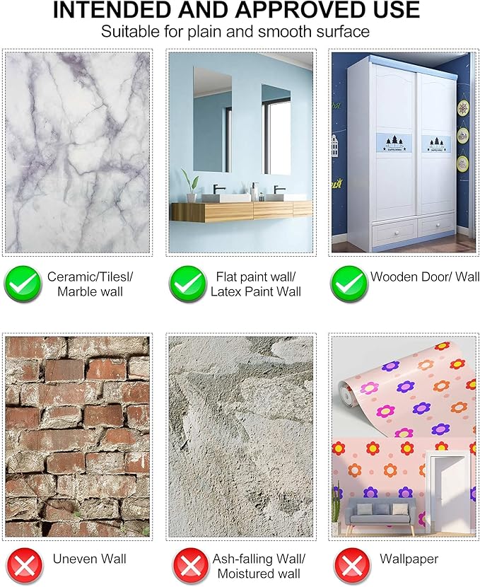 Unbreakable Plexiglass Acrylic Mirror for Kids, 1 PCS 8 x 8 inch, Shatterproof Safe Mirror for Wall, Used for Hand Makeup Mirrors, Hang Mirro, Bedroom Door Mirro, Shaving Mirrors, Workout Mirro