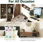 MYARO 12 Packs Large Sachets for Drawers and Closets, Large Hanging Sachet Bags Closet Air Fresheners Potpourri Bags Long-Lasting 6 Scents - Lavender, Rose, Jasmine, Ocean, Vanilla, Lily