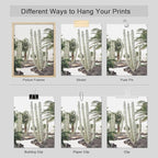 SIGNWIN Adhesive Canvas Poster Southwest Road Trip Mexican Architecture Cactus Desert Nature Wilderness Photography Modern Art Decorative Zen Relax/Calm Multicolor Scenic for Bedroom - 12"x16"x4