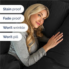 Twin XL Size 3 Piece Sheet Set - Comfy Breathable & Cooling Bed Sheets Set - Hotel Luxury Bedding for Women, Men, Kids, Teens, Boys & Girls - Deep Pockets, Ultra-Soft, Wrinkle Free - Oeko-Tex - Black