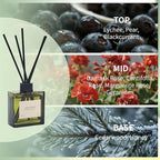 Reed Diffuser, 4 oz Rose Scent Diffuser with 7 Sticks, Long Lasting Reed diffusers for Home, Elegant Fragrance for Bathroom Bedroom Office Decor, Air Fresh