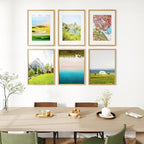 IBUYKE 18x24 Picture Frame,Solid Oak Wood 18x24 Photo Frame with Mat to 16x20,18x24 Picture Frames With Tempered Glass,Wall Mount Display,Home Decor,Natural Oak 24 x 18 Frame,UWPF1824N