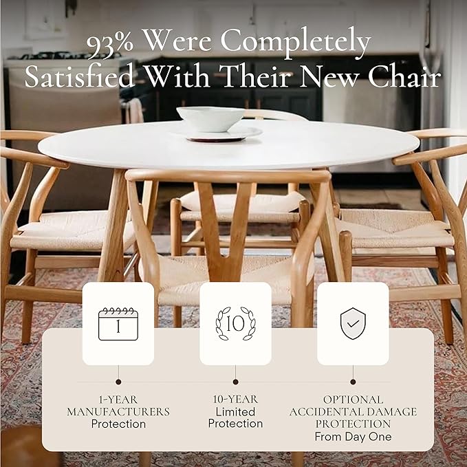 POLY & BARK Weave Chair, Single, Natural