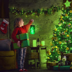 ZNYCYE Solar Mason Jar Lights, 12 Pack 30 LED Fairy Firefly Mason Jar Lids Outdoor Waterproof String Lights with Hangers(NO Jars) for Regular Mouth Jars Patio Garden Yard Wedding Decoration - Green