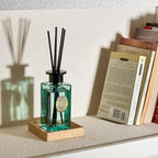 M&SENSE 6.3 oz Large Reed Diffuser Set | Sea Island Cotton Scent Oil Diffuser with Sticks | Hotel Collection Non-Toxic Essential Oil |for Bedroom Bathroom Living Room