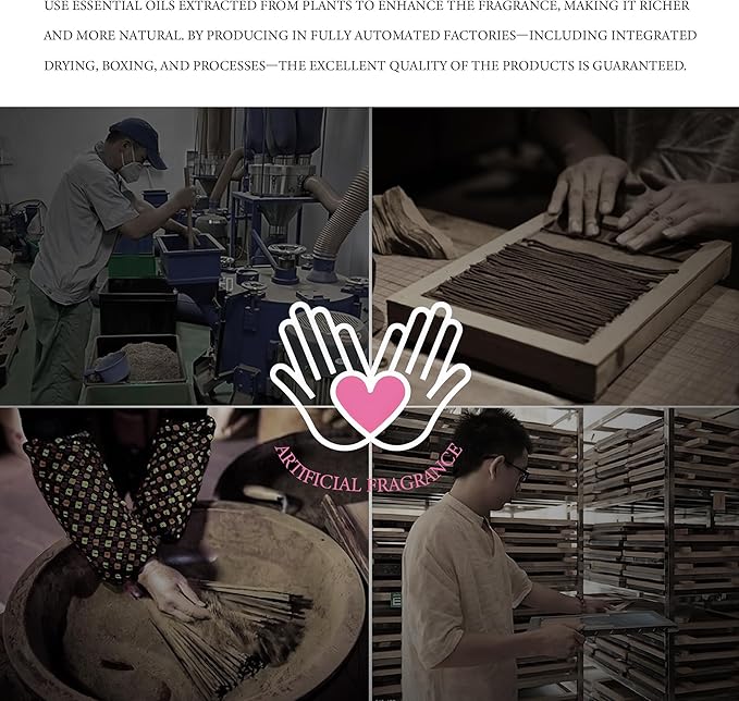 Vietnamese Agarwood Incense Sticks – 120 Natural Incense Sticks for Spiritual and Meditation Use, Air Purification