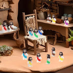 100 Pcs Baby Jesus Figures Mini Jesus Figurines in Bulk Original Design Tiny Miniature Jesus Figures for Hide and Seek, Religious Party Favors, Sunday School, Baptism Gift, Easter Egg Stuffers