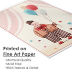 Circus Nursery Wall Art Prints (Set of 3) - Unframed - 8x10s | Delightful and Colorful Unframed 8x10 Inches Prints | Wall Art for Kids | Kids Room Décor | Classroom Décor | Bedroom Wall Décor