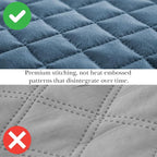Southshore Fine Living, Inc. Queen Quilt Bedding Set, Summer Comforter Queen Size, Pet Hair Resistant Bedding, Lightweight Bedspread, Full Size Coverlet with 2 Pillow Shams, Coronet Blue