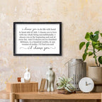 I Choose You To Do Life Sign Wall Decor 16X11 I Love You InchRomantic Marriage Art Wooden Framed Wall Hanging (Black)