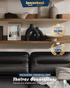 Matte Black Vase Set - Hug Hollow Donut Aesthetic Ceramic Vases Home Decor, Modern Nordic Minimalist Decorative Vase for Table Centerpiece Bookshelf Office Entryway Console Fireplace (Black)