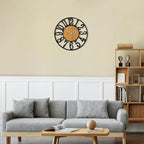 LEIKE Large Wall Clocks,Silent,Non Ticking,Battery Operated Rustic Round Modern Big Wood Wall Clock for Living Room, Bedroom,Kitchen,Farmhouse,Office,Home Decor