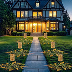 Solar Lanterns Outdoor Waterproof Hummingbird Garden Decor Birthday Gifts for Women Mom Grandma Hanging Solar Lights Metal Decoration for Yard, Patio, Backyard, Porch, Garden, 2 Pack