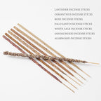 7-Day Incense Sticks Set – Natural Incense Sticks with Palo Santo, White Sage, Lavender, Rose, Sandalwood, Osmanthus & Agarwood – Stress Relief Gifts for Meditation & Relaxation