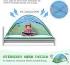 Animal Twin Bed Tent for Kids Indoor Fort - Magical Dream Tents for Boys Pop Up Toddler Bed Canopy for Girls Bunk Bed Tent for Top Bunk - Sensory Sleep Pod for Kids Educational