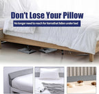 HOMBYS Wedge Pillow Headboard for Bed Gap,Foldable Bed Wedge Gap Filler Queen Size,Matterss Gap Filler,Multi Functional Bed Crack Pillow, Fill The Gap (0-7") Between Your Headboard and Mattress