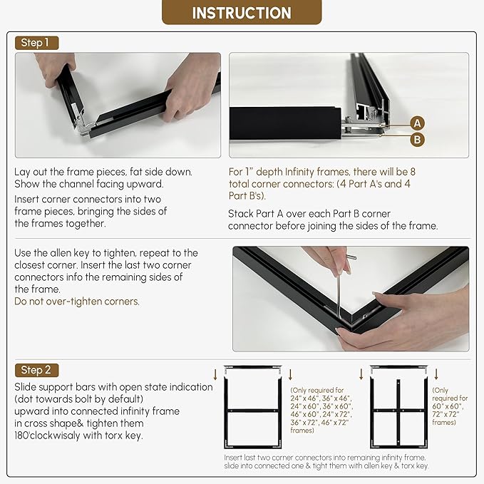 SIGNWIN 36"x60" Extra Large Framed Wall Art Wildflower Meadow Landscape Soft Pastel Nature Illustration for Home Living Room Bedroom Decor (Frame Assembly Required)