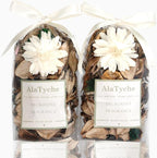 Potpourri Bags,Vanilla Scented Potpourri Bowl Fillers,Dried Flowers,Home Fragrance Sachet of Petal, Vase Decor (White Caramel)-Mini