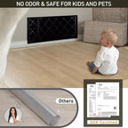 Clear Plastic Area Mat for Under Dining Table, 4'×6' Large No Slip Waterproof Vinyl Area Rug for Home, Anti-Spill Hard Floor Protector Cover, Splat Mat for Under High Chair, Easy Clean Floor Mat