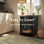 Area Rugs 8x10 for Living Room Bedroom, Modern Abstract Honeycomb Geometric Design, Machine Washable Rug, Large Soft Low Pile Floor Cover with Non Slip Backing for Dining Room, Brown/Tan