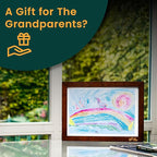 Kids Art Frames 8.5x11, Front Opening Artwork Display Frame for Kids’ Creations – Brown Changeable Frame Holds 250+ Pieces, Show & Store Kids Art, Crafts, and 3D Projects, Easy Wall Hanging