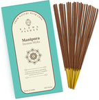 Manipura Incense Sticks, Organic Hand Dipped 100 Sticks with Natural Herbs & Aromatic Ingredients, Burn Time 45 to 60 Minutes, Incense for Positivity, Yoga, Meditation, Relaxation, Spiritual Gift