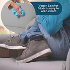 Children's Factory As We Grow Sofa, Gray, CF805-314, Playroom Couch, Daycare Furniture, Kids Seating for Classroom, Flexible Seating for Elementary