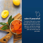 GoodLight Paraffin-Free Scented Candle, Clean Burning Non-Toxic Tin Candles, Apricot Olive Leaf Essential Oil Scented Travel Candle