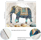 Elephant Tapestry, Forest Moon Tapestries, Bohemian Hippie Boho Trippy Indie Aesthetic Wall Tapestry, Watercolor Yoga Mystic Vintage Wall Hanging, Home Decor for Bedrooms Living Rooms Dorm Studios