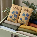 Potpourris Linen Scented Hanging Paper Sachets - 12 Pack for Closet & Home | Long-Lasting Air Freshener & Odor Eliminator for Drawer, Car, Bathroom | Ideal Gift Idea