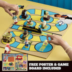 Toy-Store Lighting Building-Bricks Set – City Town Modular Townhouse Toy Shop Dollhouse LED Light Display Model 3086 Pcs Construction Kit for Adults and Teens