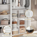 4 Cube Book Shelf - High-Strength Steel Cube Storage Organizer with Open Display Shelves for Living Room