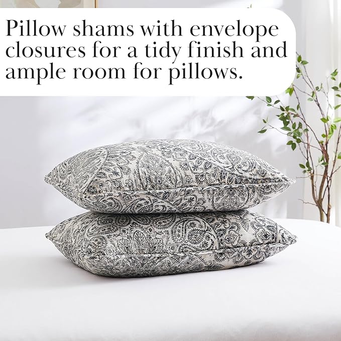 Southshore Fine Living, Inc. Ashanti Collection Oversized Quilt Twin Bedding Set Lightweight, Soft Coverlet Bedspread 2-Piece with one Matching sham (69 in Wide x 98 in Long), Twin/XL, Grey