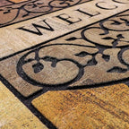 Durable Welcome Door Mats, 24"x36" Heavy-Duty Large Outdoor Mat for Front Door with Non-Slip Rubber Backing for Outside Entry, Garage, Patio, High Traffic Area