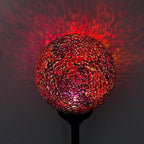 VCUTEKA Solar Garden Decorative Lights Outdoor, Mosaic Solar Light Waterproof LED Pathway Stake Light for Landscape Patio Yard Deck Walkway Decoration, 2 Pack