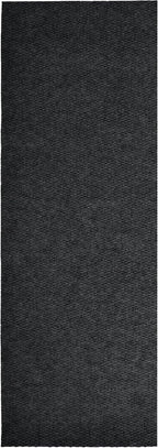 iCustomRug Mudroom Mat – 4x8ft Black, Indoor/Outdoor, Non-Slip Rubber Backing, Low-Profile All-Weather Carpet, Non-Shedding & Easy Care, Entryway Mat Ideal for High Traffic Areas