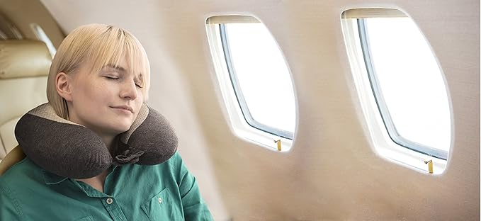 Travelon Cooling Gel Neck Pillow, Charcoal