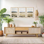 HPNIUB Flowers Wall Art Canvas White Daisy Floral Painting, Rustic Field Landscape Picture, Modern Framed Artwork for Living Room Bedroom Bathroom Dinning Room Office Home Decor Gifts-16 x24 x3