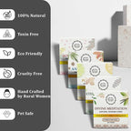 Raajsee Natural Incense Cones,6 Pack Mixed Scents Gift Pack 15 pc Each (90 Total), Insense Cones Variety Pack, 100% Organic Non Toxic Natural - Hand Rolled Free from Chemicals (Pack 3)